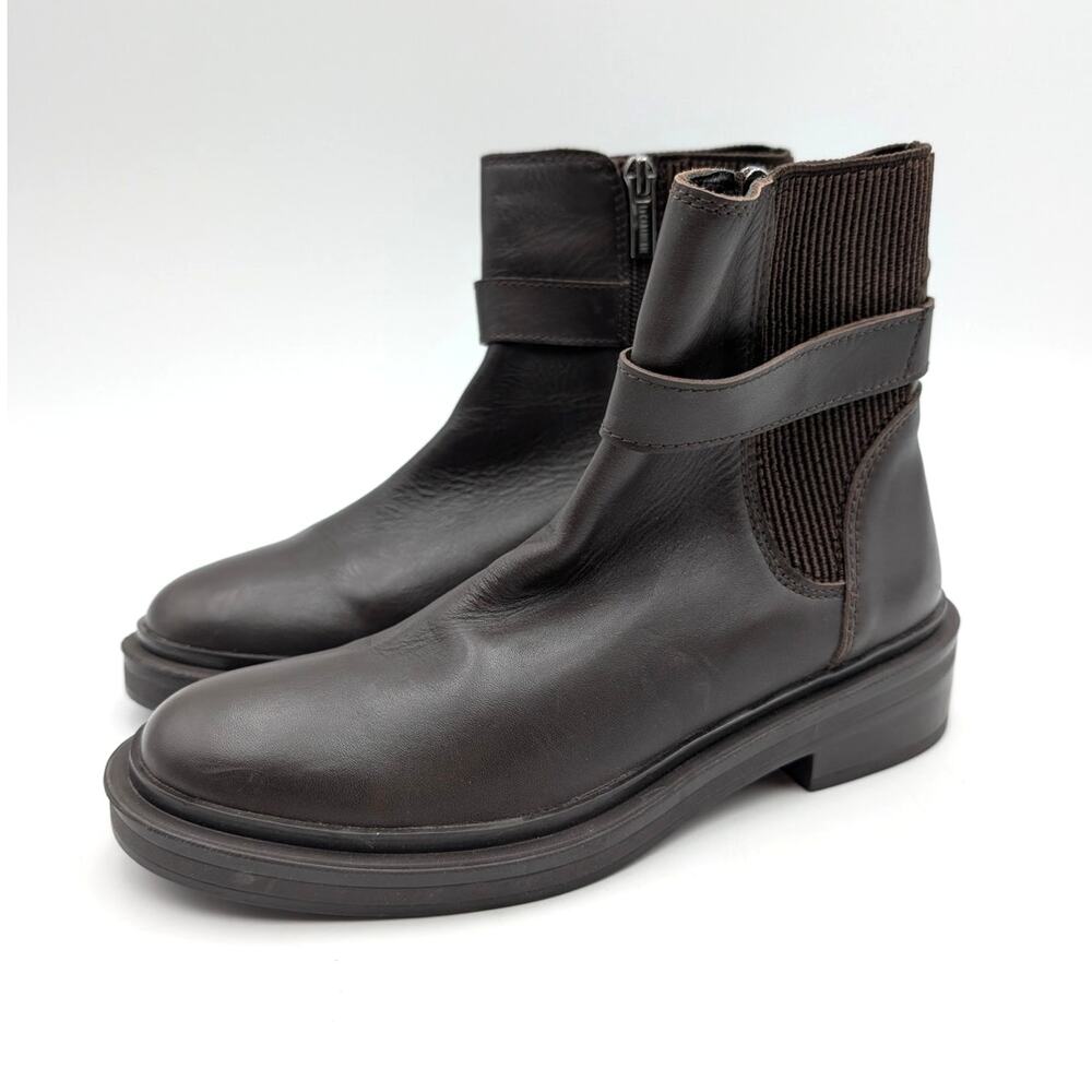 La Canadienne Lily City Dry Waterproof Chelsea Boot Womens Brown Size US6.5 EU37